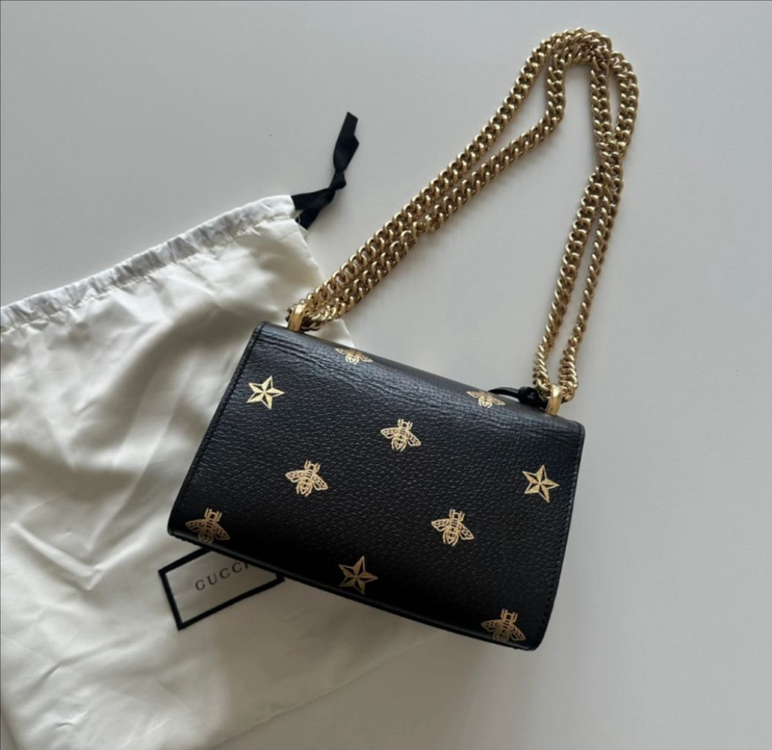 (정품) GUCCI구찌꿀벌프린팅패드락체인숄더백판매해요 이미지