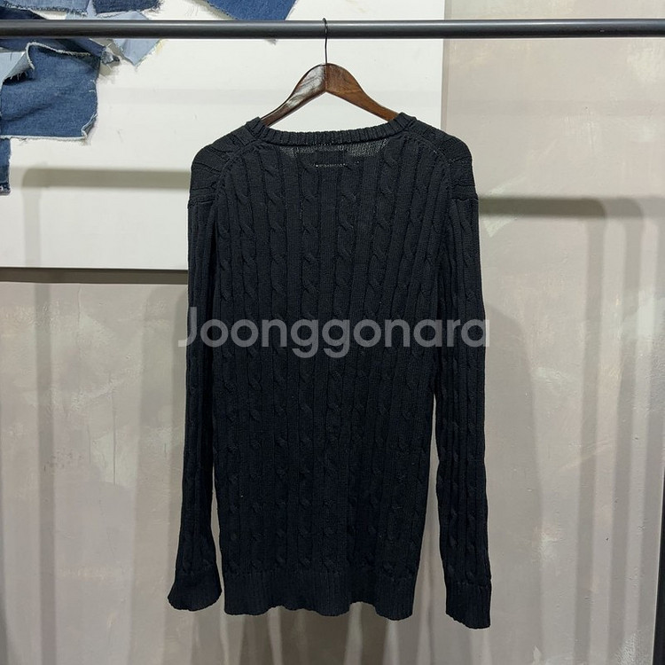 (115) 폴로 랄프로렌 캐주얼 꽈배기 케이블 니트--0