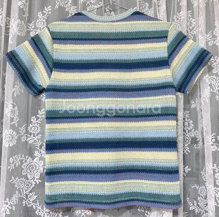 (새상품급) 여성 반팔 니트티--8