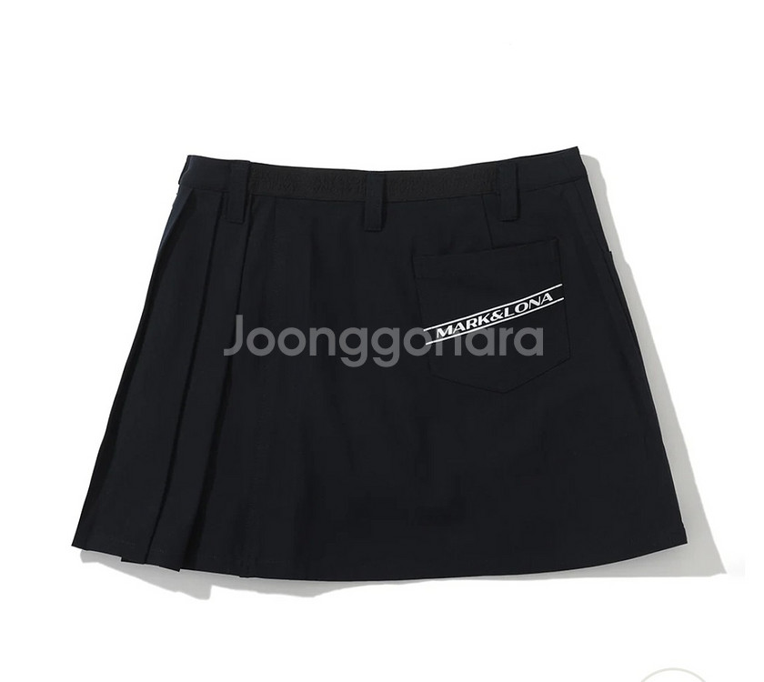 마크앤로나 골프 우먼 2WAY 언발란스 플리츠 스커트--1