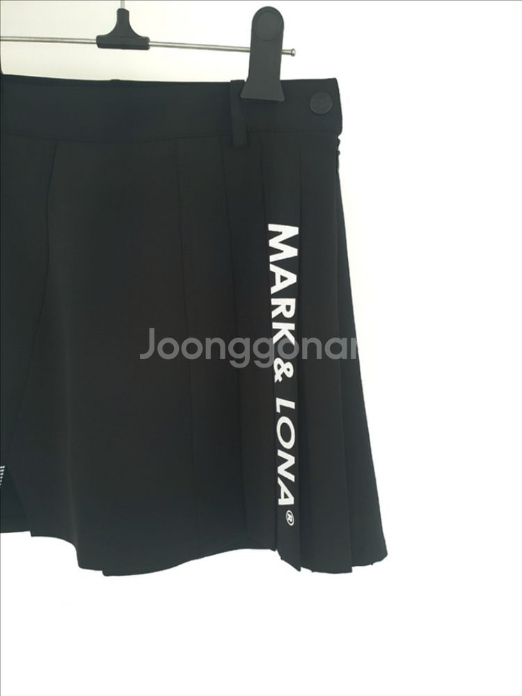 마크앤로나 골프 우먼 2WAY 언발란스 플리츠 스커트--5