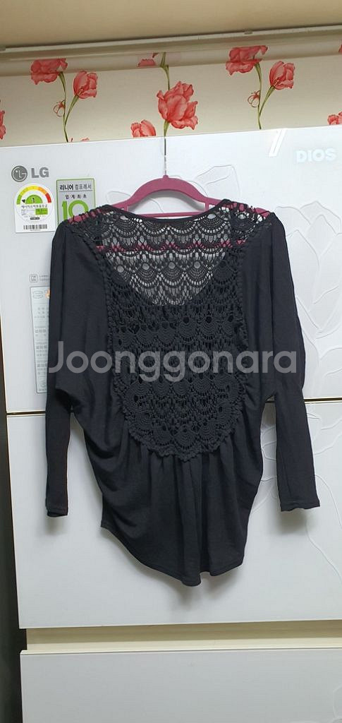 [S]여성 밸리걸 망사가디건+ 망사티/여름티--2