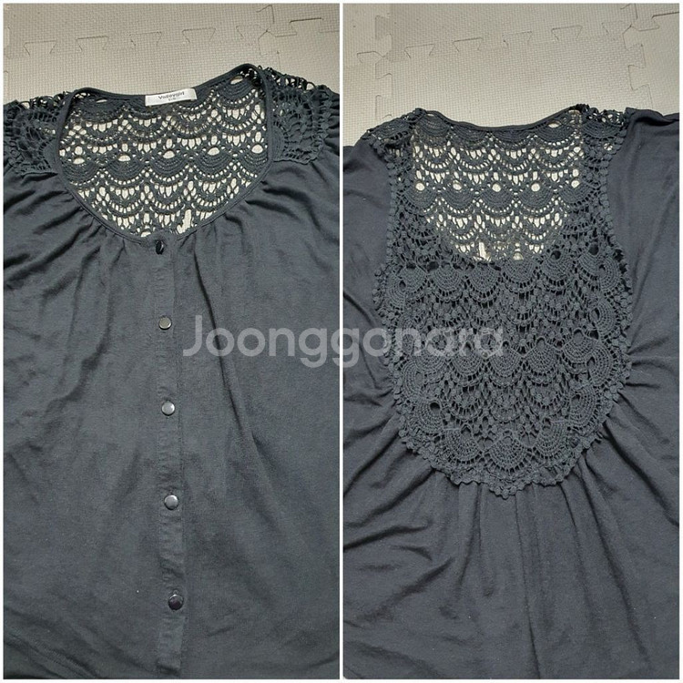[S]여성 밸리걸 망사가디건+ 망사티/여름티--5