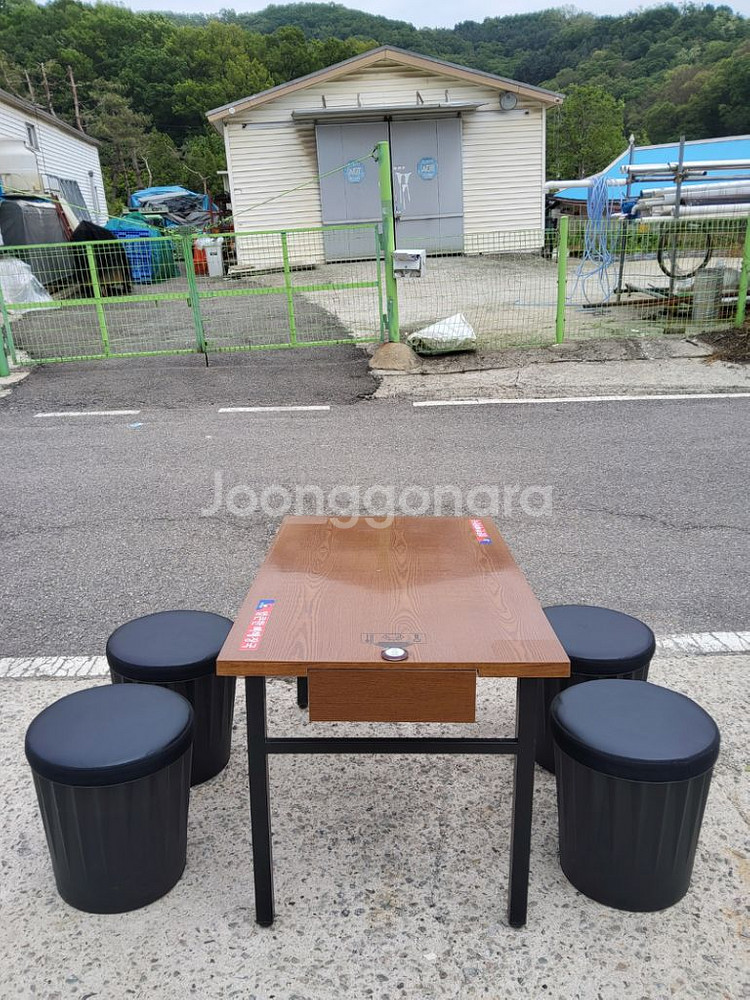 2인, 4인 식당 음식점 식탁 테이블 의자 의탁자세트--1