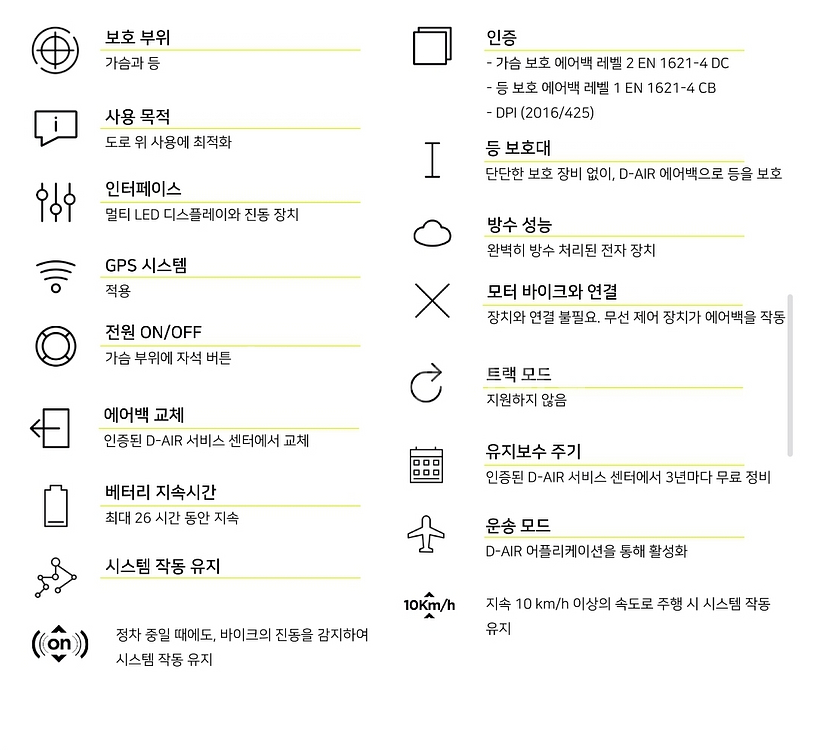다이네즈 스마트 에어백 자켓 팝니다.--2