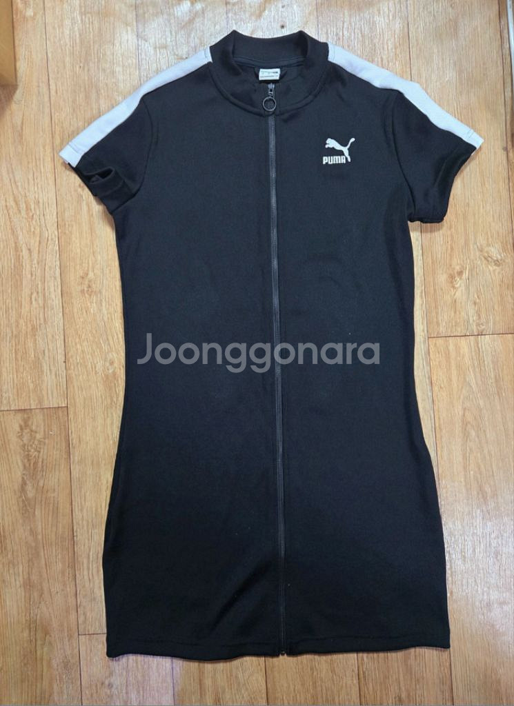 푸마 블랙 클래식 원피스 L 퓨마 puma 져지원피스--0