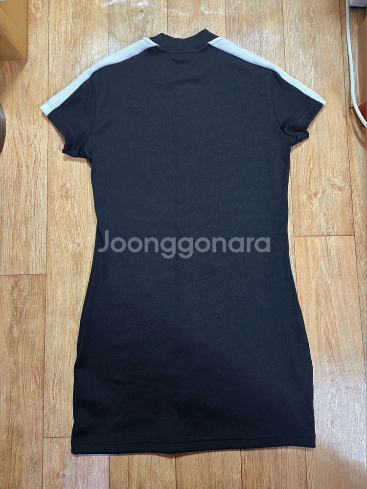 푸마 블랙 클래식 원피스 L 퓨마 puma 져지원피스--1