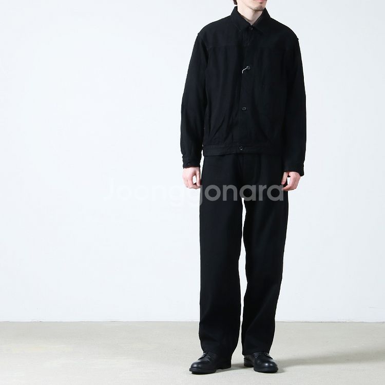[4] 24AW 코모리 데님 자켓 블랙 새제품 팝니다--6