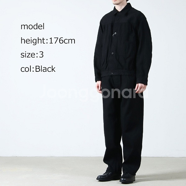 [4] 24AW 코모리 데님 자켓 블랙 새제품 팝니다--5
