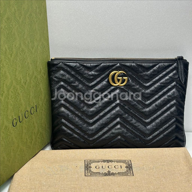 (정품)구찌 GG마몽 마클라세 클러치백--0