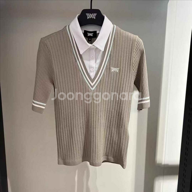 PXG 골프 우먼 썸머 뉴 실루엣 숏 슬리브 스웨터--7