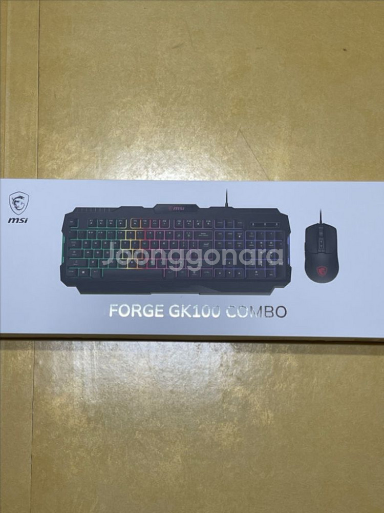 MSI FORGE GK100콤보 새상품 판매합니다--0