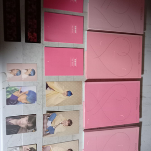 방탄소년단 미니 6집 1,2,3,4 책 4권+CD 4장