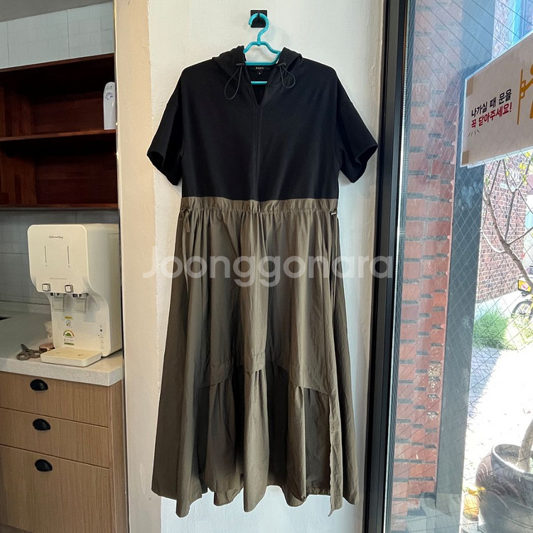 2518(S)후드롱원피스 롱드레스 GGPX 반팔원피스--0