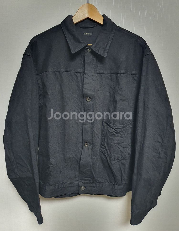 [4] 24AW 코모리 데님 자켓 블랙 새제품 팝니다--0