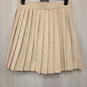 연베이지 주름스커트