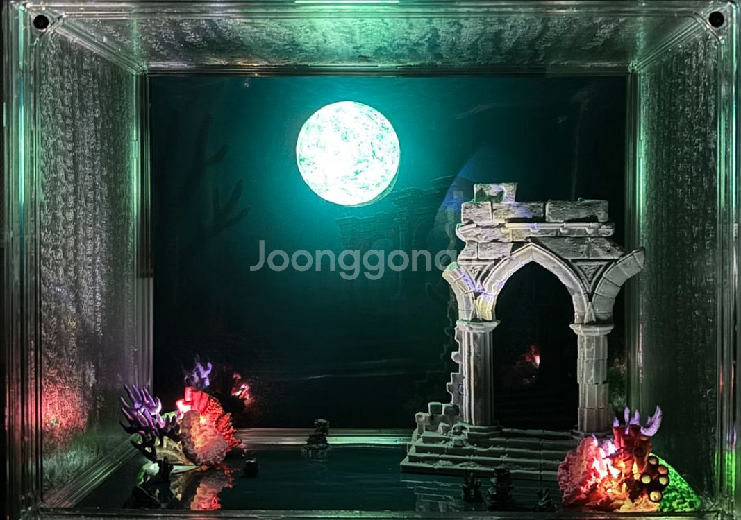 맞춤 디오라마 피규어 케이스 제작!! 진격의거인 피규어--4