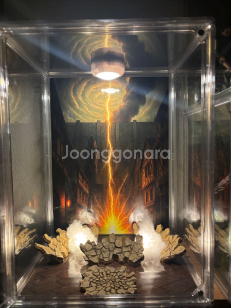 맞춤 디오라마 피규어 케이스 제작!! 진격의거인 피규어--6