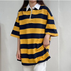노랑 줄무늬 티셔츠