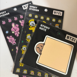 방탄소년단 bt21 스티커, 메모지