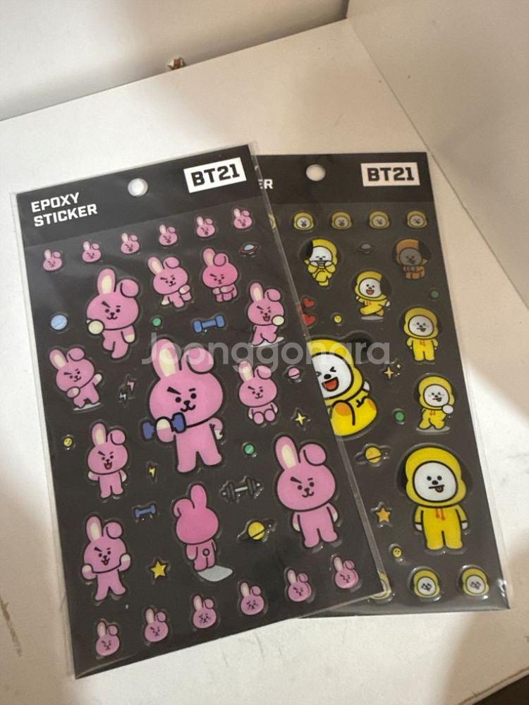 방탄소년단 bt21 스티커, 메모지--1