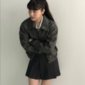 새상품)아카이브 제이투유 호웰 플리츠 스커트 블랙 S