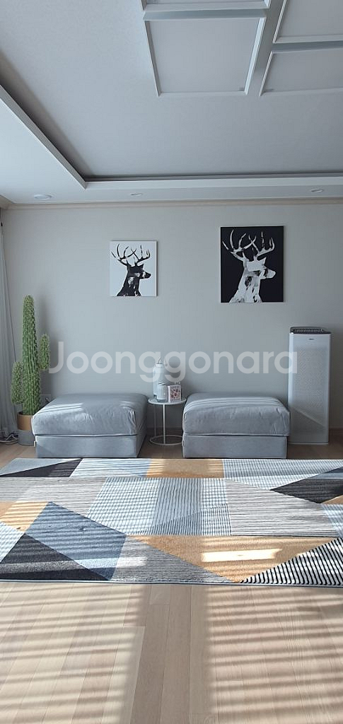 에몬스 위브릭 블랑 정사각형 소파 스툴 2개--0