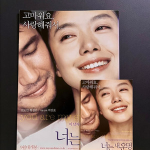 [영화팜플렛/전단지] 너는 내 운명 2종 전단지