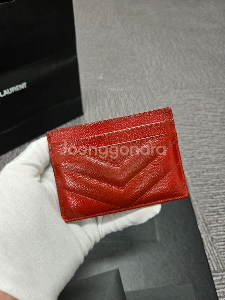 [정품]입생로랑 카드지갑--1