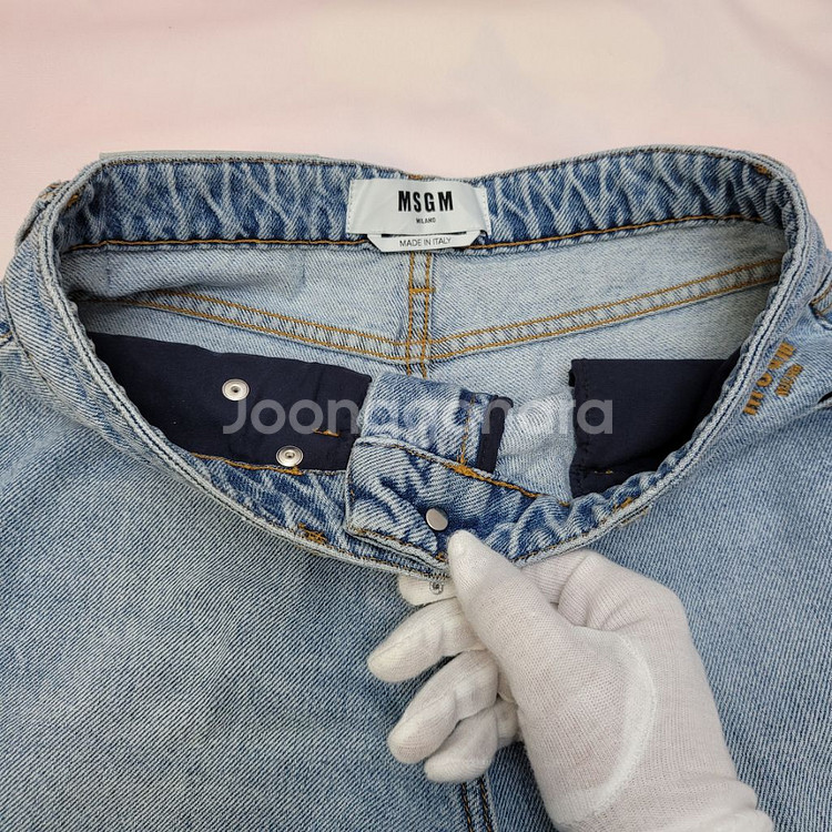 MSGM 엠에스지엠 데님 반바지 쇼츠 청바지 40사이즈--6