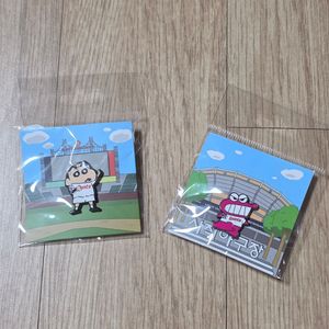 롯데자이언츠 짱구 뱃지 2종