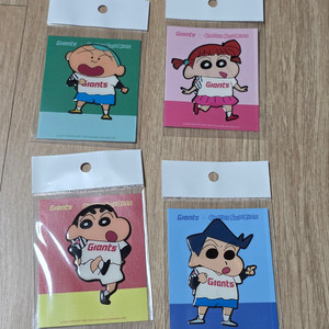 롯데자이언츠 에폭시 짱구 콜라보 스티커