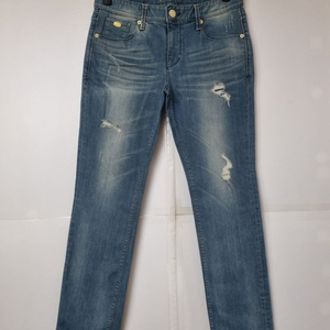 32)게스 로스앤젤레스 워싱 스판 찢청 스키니 청바지