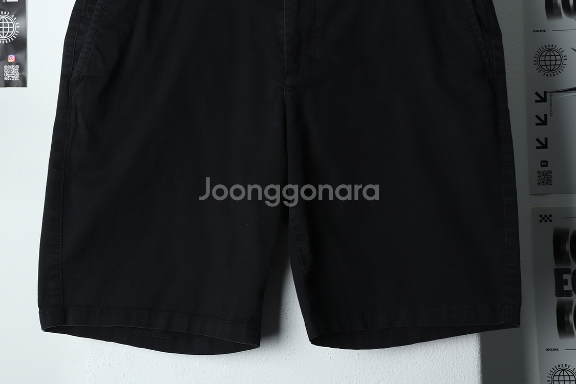(XL) 아르마니 반바지 팬츠 블랙 면 올드스쿨--3