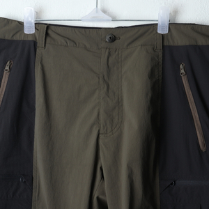 (L-XL) 노스페이스 반바지 팬츠 카키 나일론 등산