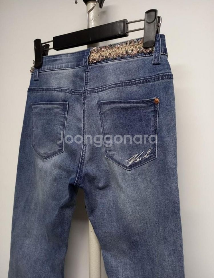 칼 라거펠트 부츠컷 일자핏 데님 25.XS--4