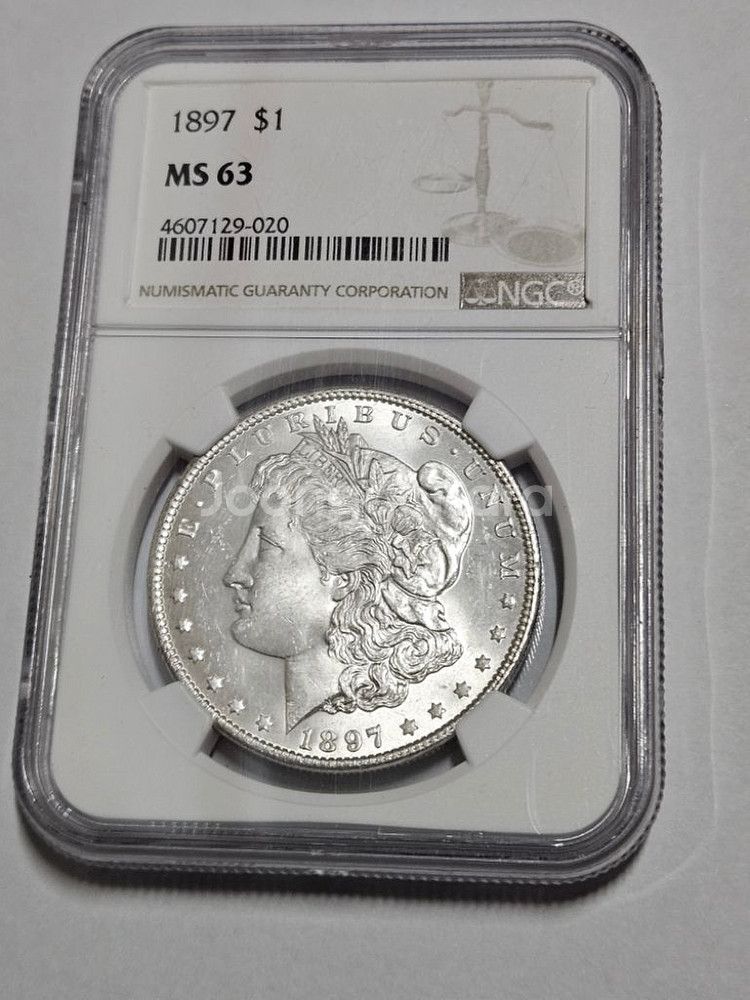 모건달러1897년NGC63등급필라델피아조폐창--0