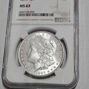 모건달러1897년NGC63등급필라델피아조폐창