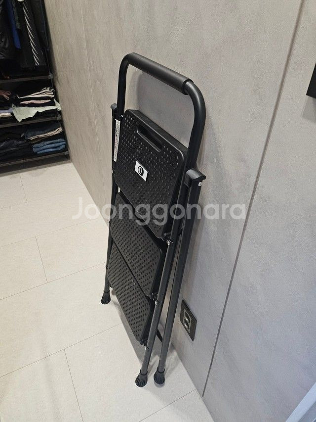 (새상품) 무명유실 3단 접이식사다리 광폭계단발판 판매--0