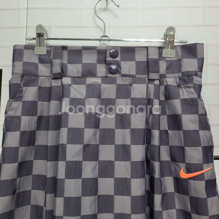 NIKE 나이키 체크 롱스커트 M 사이즈 새상품--1