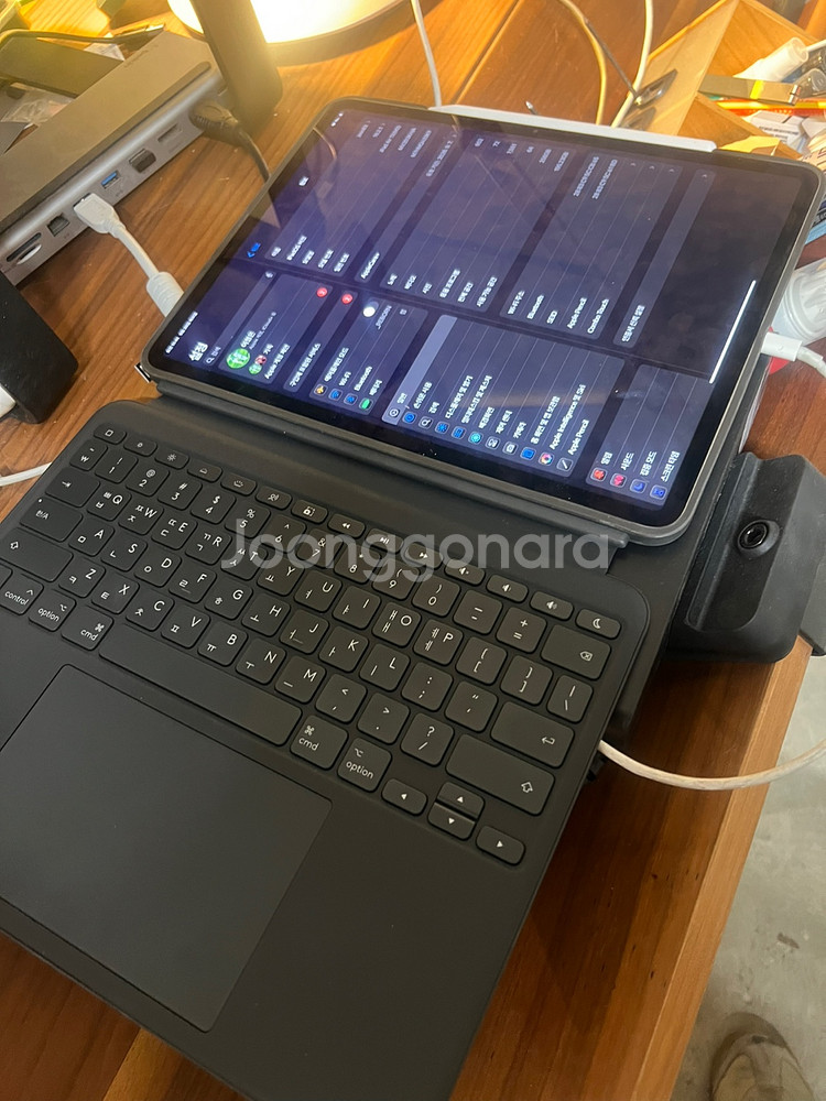 ipad Air 13인치 M2 Wif, 로지텍매직키보드--0