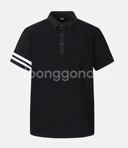 PXG 골프 맨즈 썸머 니트 하이브리드 카라 반팔티--6