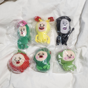 일본 쇼와 레트로 코비토즈칸 모모 누이 인형 키링
