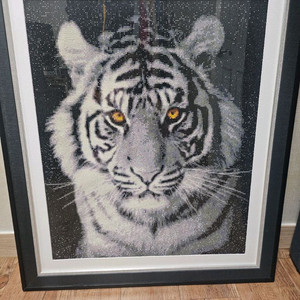 보석십자수. 호랑이50x60
