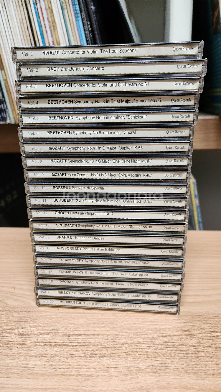 단종된 빈티지 카라얀 클래식 전집 20CD 세트--0