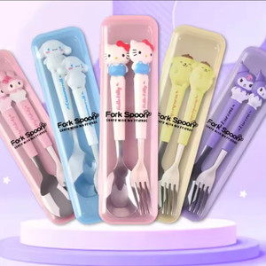 산리오 수저+포크 세트