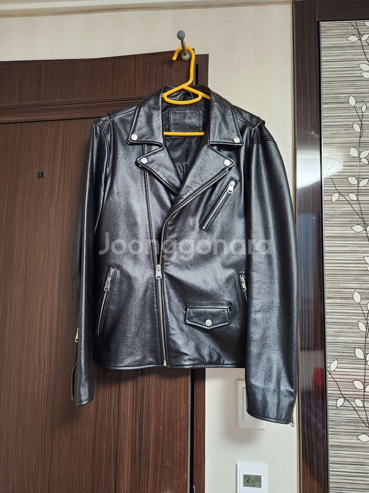 남성 가죽쟈켙--0