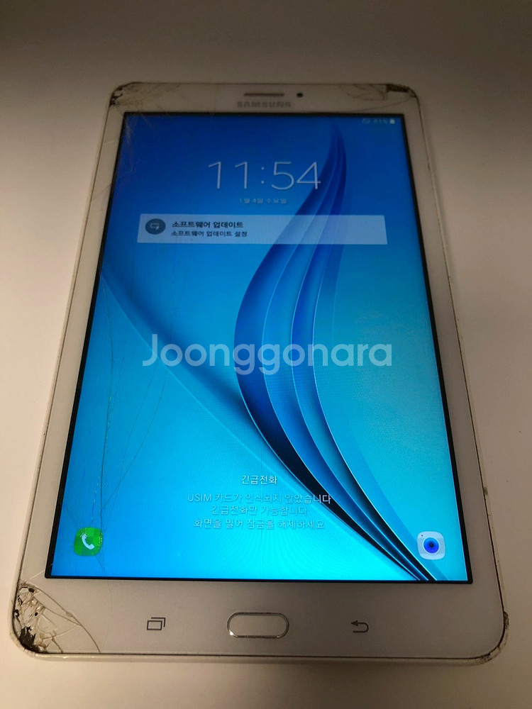 갤럭시 탭E(T375) 화이트 부품용 기기(42631)--5