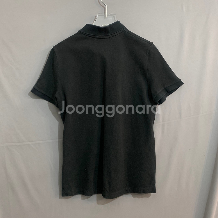 38 라코스테 여성 블랙 폴로 PK 반팔 카라티--1