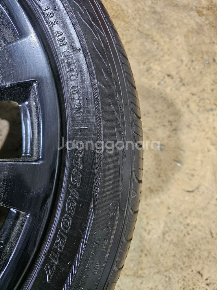 포터용 bmw 3gt 17인치 휠타이어--3
